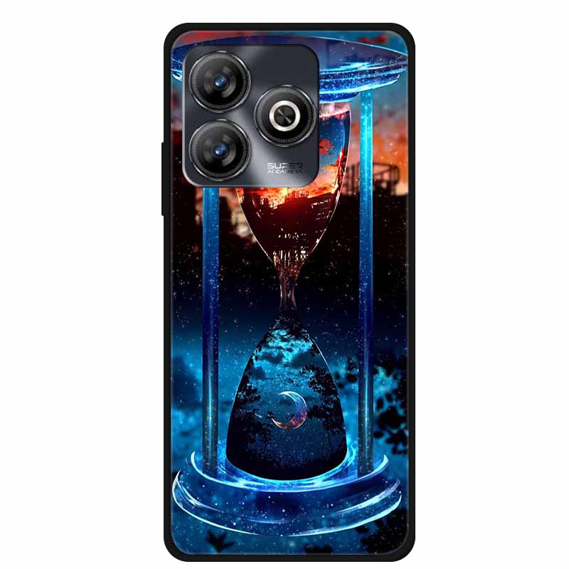 Чехол для ZTE Blade A75 A75 4G Милый Мягкий Силиконовый ТПУ Расписной Кот Чехлы для Телефона для ZTE BladeA75 4G A 75 Задняя Крышка Оболочка Новая Сумка