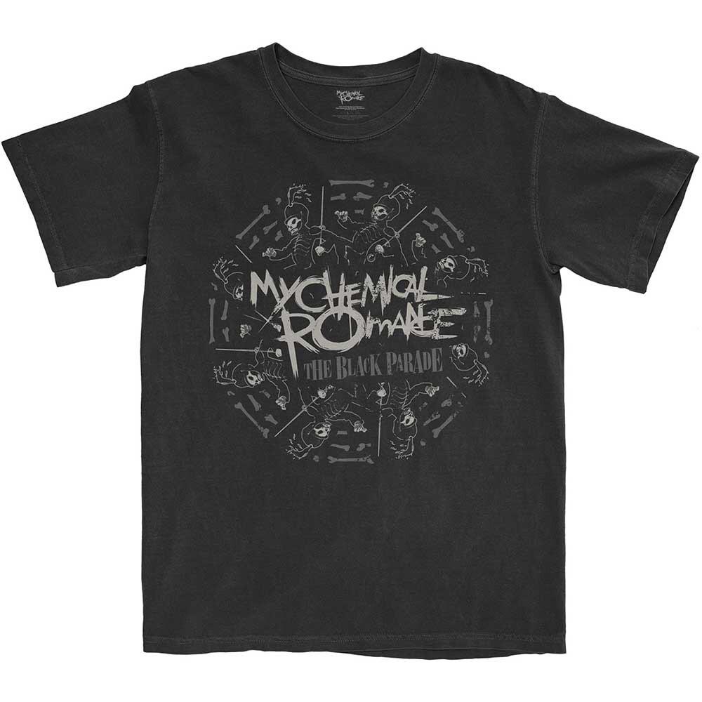 Футболка My Chemical Romance MCR Март Круг Рок-группа Официальная Новая Черная
