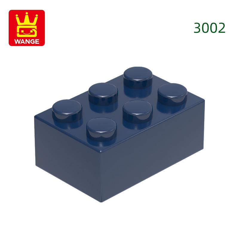 Нетоксичный 55 шт./лот 3002 2x3 Толстые Строительные Блоки Moc Аксессуары Совместимые С Кирпичами Детские Игрушки Подарочная Коробка