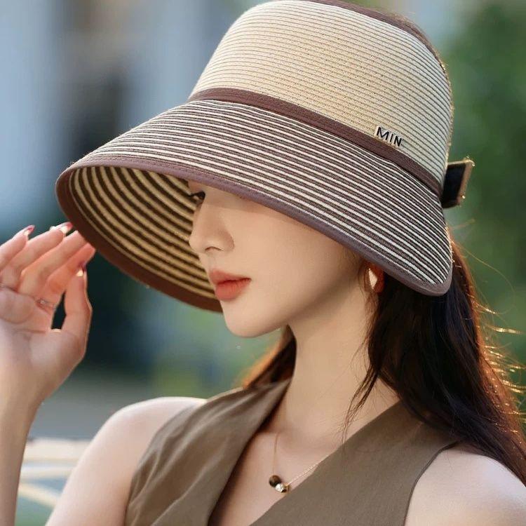 Новая шляпа Летняя кепка Дышащая соломенная шляпа Солнцезащитная шляпа Пляжная шляпа от солнца Модная панама