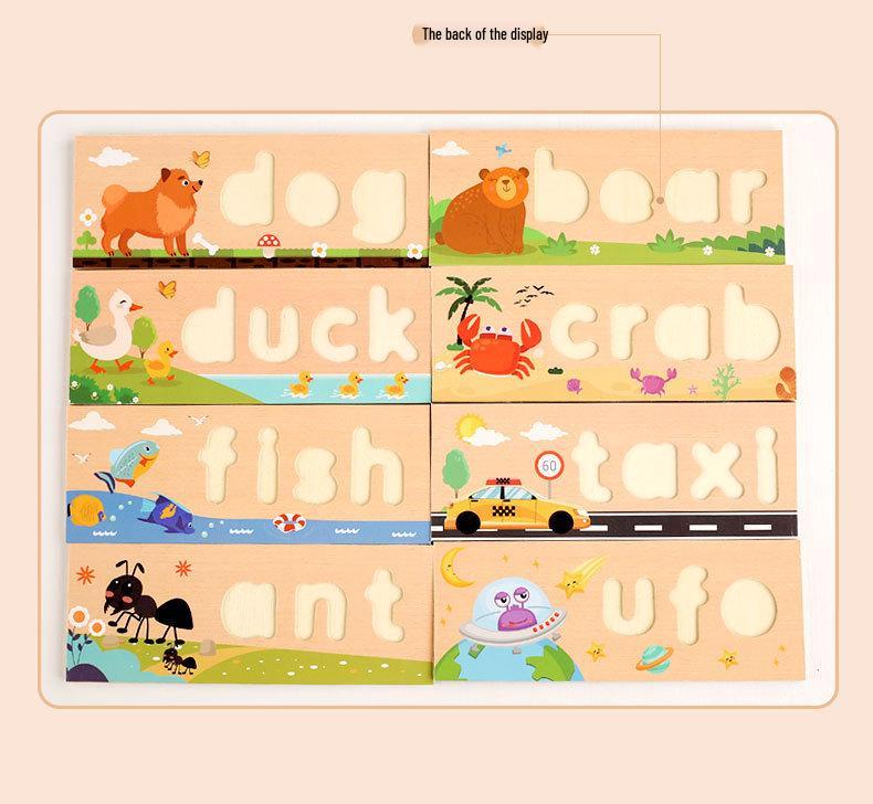 Children's English Alphabet Wooden Letter Matching Set
