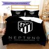 Atleti Bedding Quilt Set Quilt Cover Pillowcase Home Decoration Birthday Gift (1 * duvet cover + 2 * pillowcase, without core)