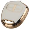 Kinotaka 2 Button Keyless TPU Key Case for Mitsubishi (White 2)