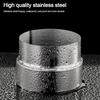 Stainless Steel Ventilation Pipe Fittings Multiple Sizes Ducting Connector