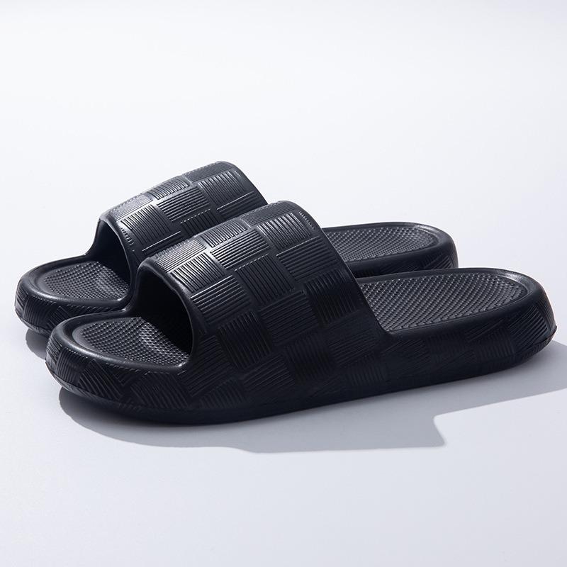 Тапочки, Парные тапочки, Нескользящие, Бытовые, Для ванной, Толстая подошва, Мужские тапочки