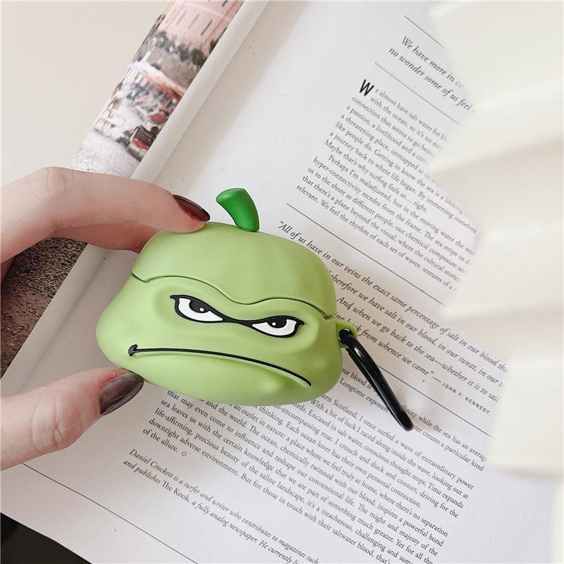 Ugly cute Japanese melon is suitable for AirPods pro1 generation protective case, personalized 1 generation pro1 generation Apple Bluetooth headset