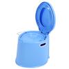 Multi Function Outdoor Portable Bathroom Toilet Seat for Children Elderly Pregnant Women(Blue )