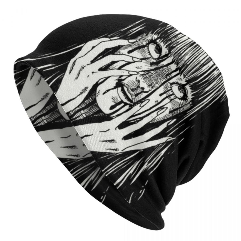 Японская манга Horor Tomie Junji Ito Skullies Шапочки Шапки Унисекс Зимняя теплая вязаная шапка Хип-хоп Капот Шапки Уличная лыжная шапка