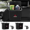 nlvc3 Car Trash Can Side Door Drink Holder Seat Back Hanging Trash Storage Bin For Mitsubishi Ralliart Space Star Cross Eclipse Lancer