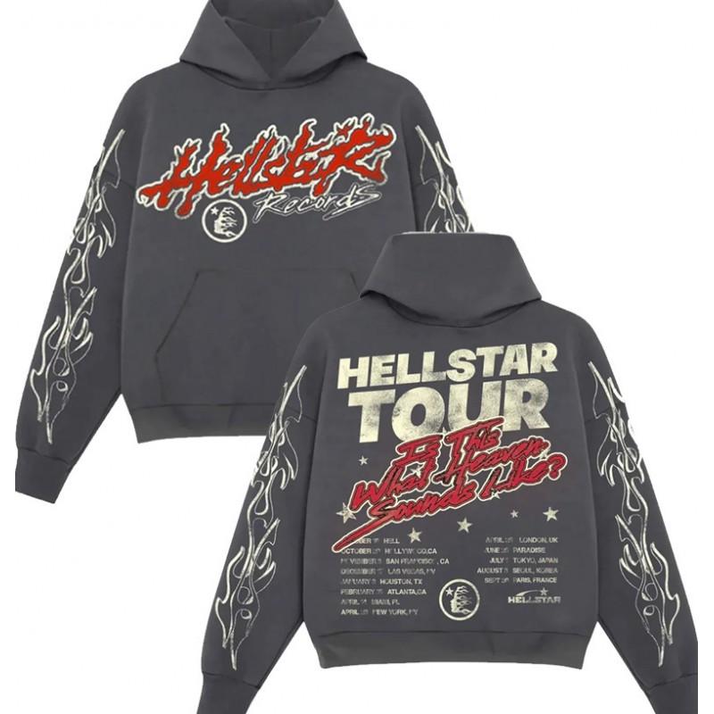 Y2K Streetwear Hoodie Men - Oversized Punk Harajuku Style Printed Sweatshirt 2026