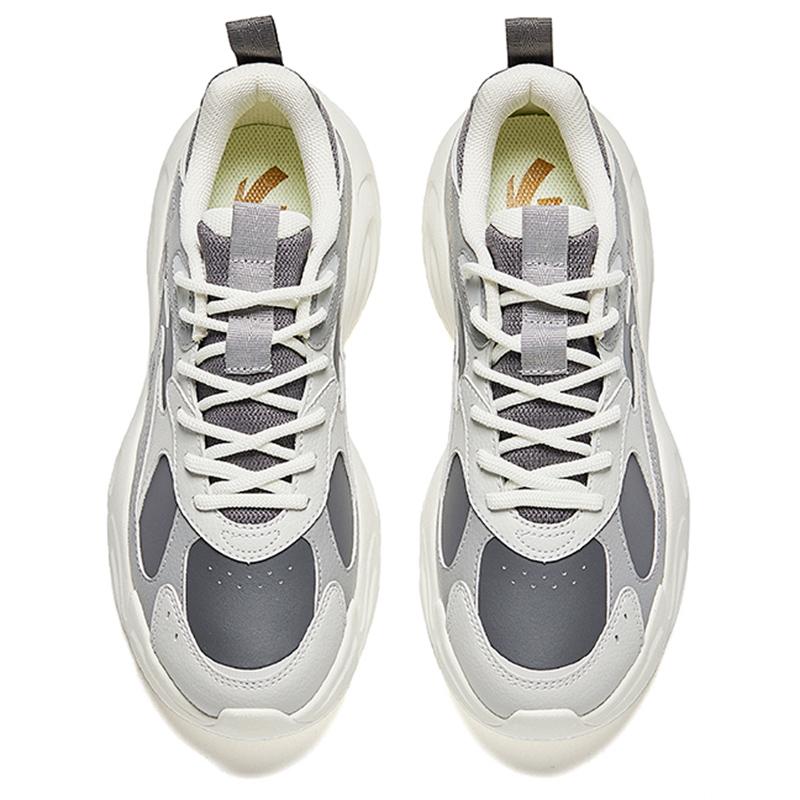 Anta Мужские ретро-кроссовки Xingfeng Chunky Dad Shoes Серый Белый 912438805-7