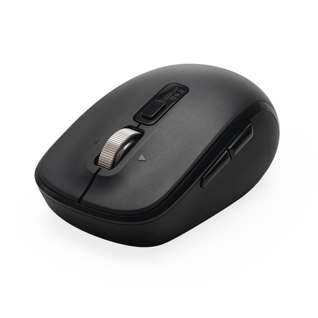 ELECOM Wireless Mouse Bluetooth with 3 Scroll Tilt Medium Black OSMOD8, Silent, 2.4GHz, Multi-Pairing Devices, High-Speed + Wheel, Size,