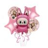 Cute Balloon Five-piece Set for Children's Party Decoration Aluminum Film Balloon Set
