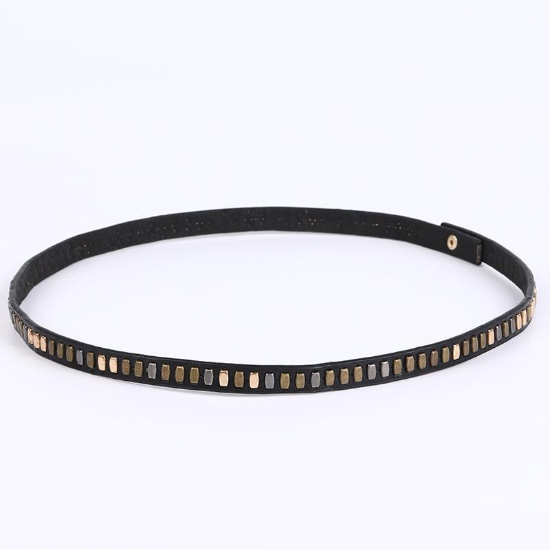 Ретро европейская и американская соломенная шляпа с кожаной пряжкой и креативным декором шляпной ленты