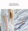 Fragrant Shadow Vacation Style V-neck Floral Dress Women's Bubble Sleeves 2026 Summer New French Elegant Waist Skirt