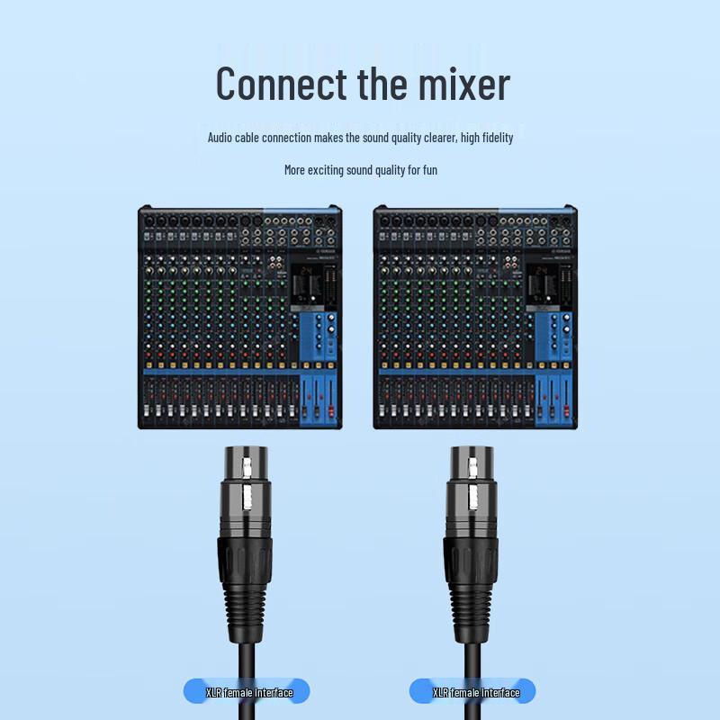 Yeren XLR Female to Female Audio Extension Cable