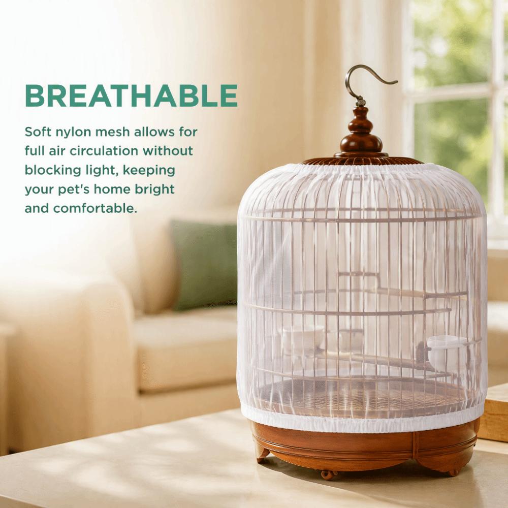 Adjustable Elastic Bird Cage Cover Universal Fit Bird Cage Shell For Parakeet