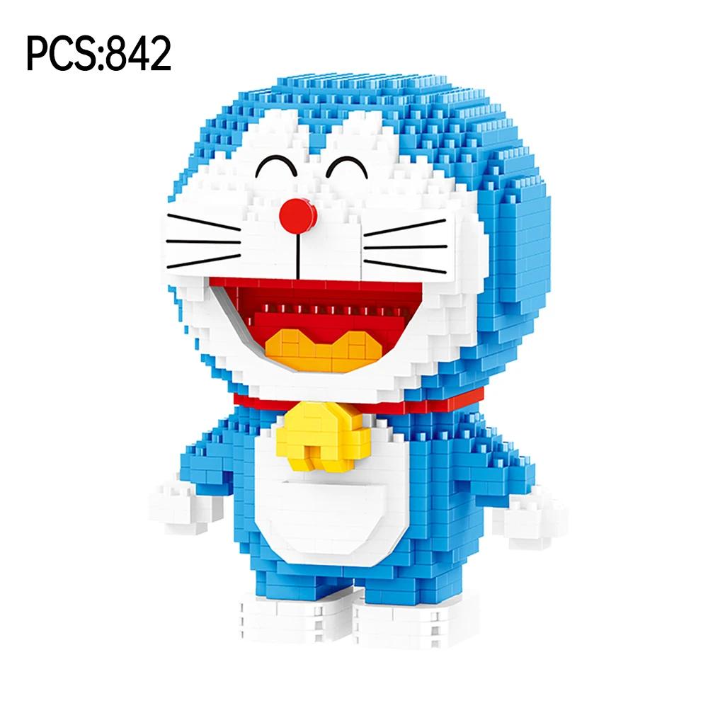 BALODY Micro Building Blocks Doraemon Mini DIY Assembly Anime Model - ABS Plastic Children's Toy Blocks
