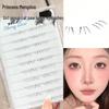 Mengduo Princess Cat Paw Segmented Lower Lashes - Clear Band Natural Look.