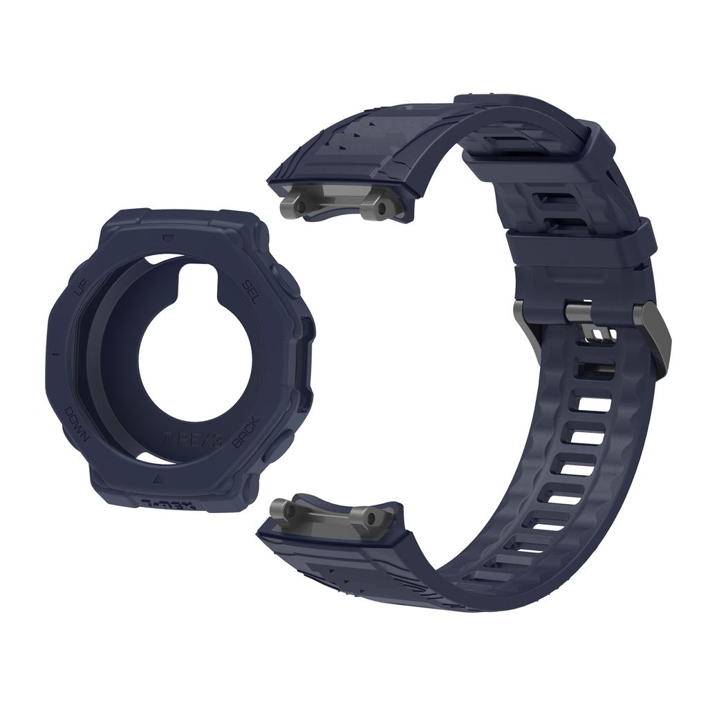 Для Huami Amazfit T-Rex 3 ремешок и корпус часов того же цвета одноцветный регулируемый ремешок + украшение в виде ракушки