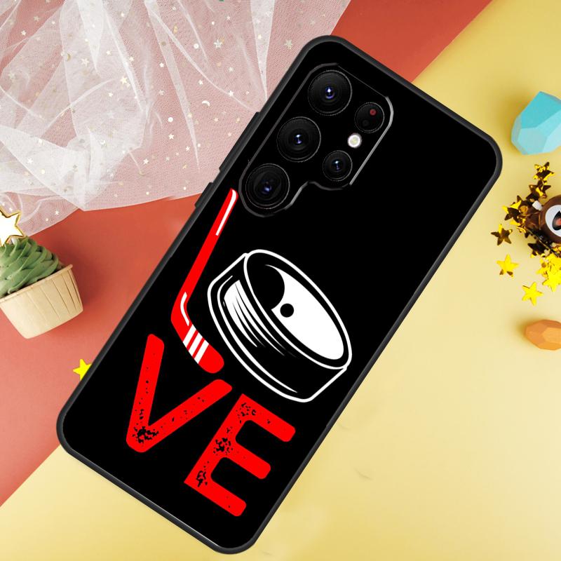 Чехол для телефона с изображением игрока в хоккей на льду Для Samsung Galaxy S25 S26 Ultra S21 S20 S22 S23 Ultra S10 Plus S24 FE Чехол Coque