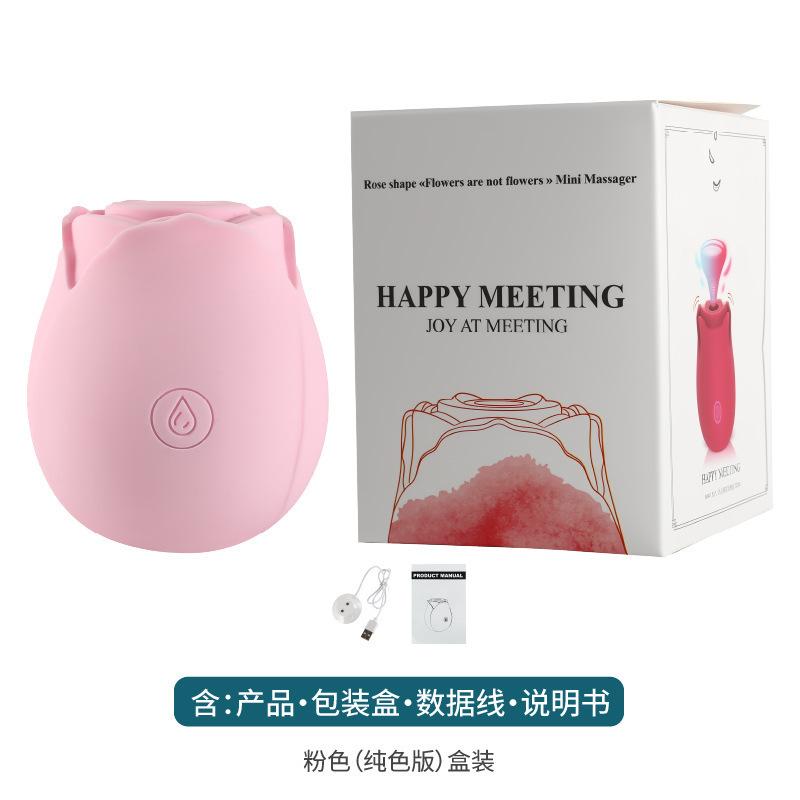 Powerful Sucking Rose Vibrator Sexy Toy For Women Oral Nipple Clit Sucker Stimulator Massager 18+ Adults Female Toys 10 Modes