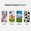 Для iPhone 16 16e 15 14 13 12 11 Pro Max Mini SE   XS XR 6 6s 7 8 Plus Сделай сам Po Мягкий чехол Задняя крышка из ТПУ