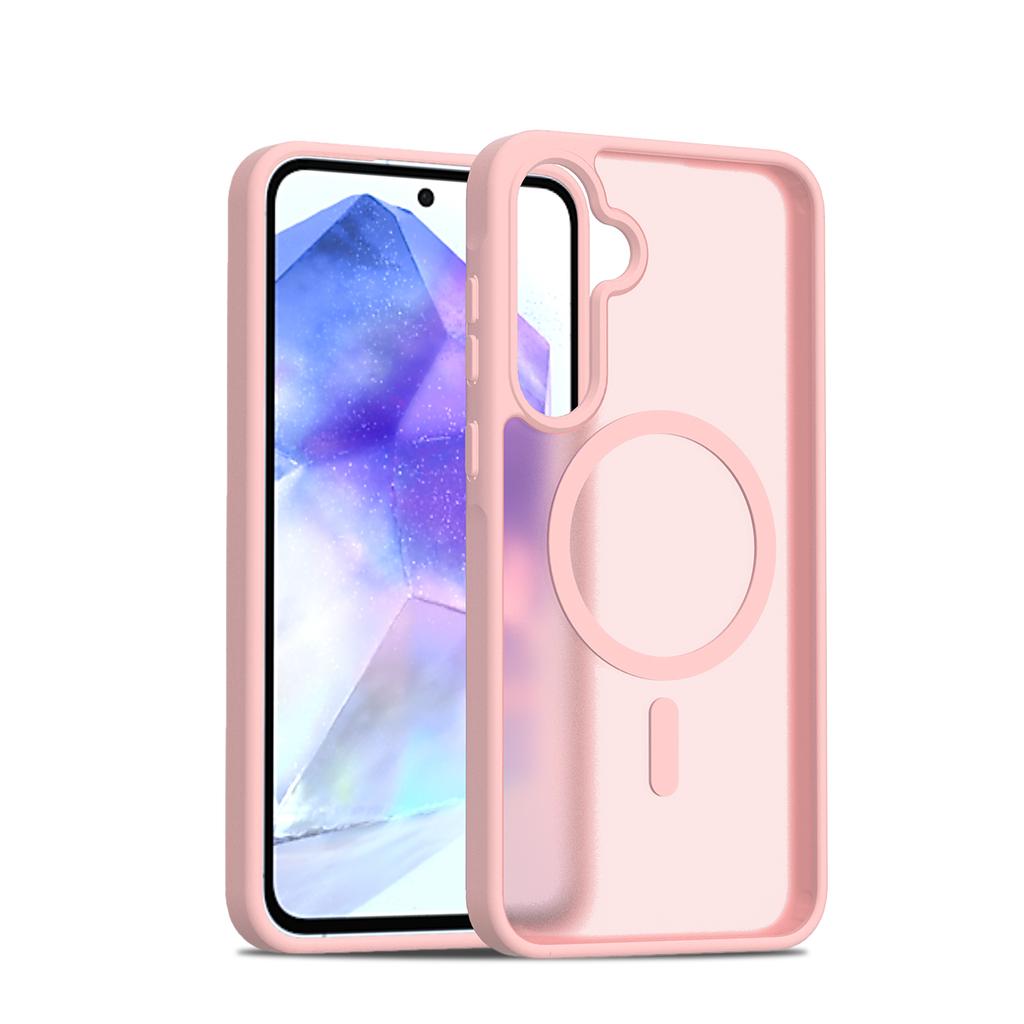 Ультратонкий чехол MagSafe для Samsung Galaxy A55 A35 5G - TPU/PC Silky Smooth Touch Wireless Charging Противоударный чехол