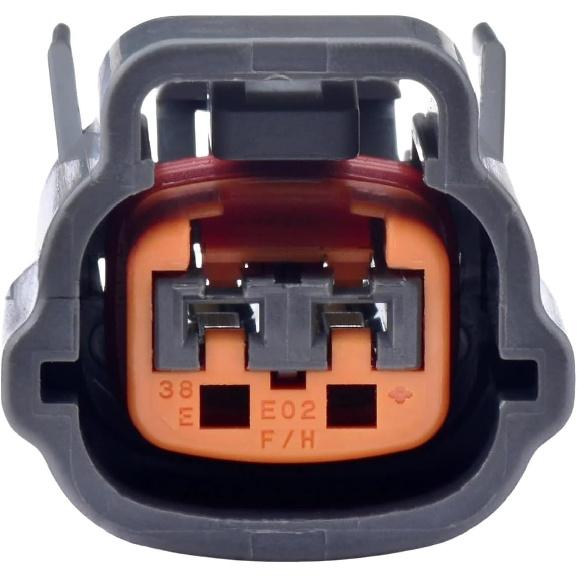 automotive wire connectors 2 Pin Automotive Water Temp Transducer Connector Modified Snail Horn Socket 6098-0135 6098-0137 Car maintenance(Female