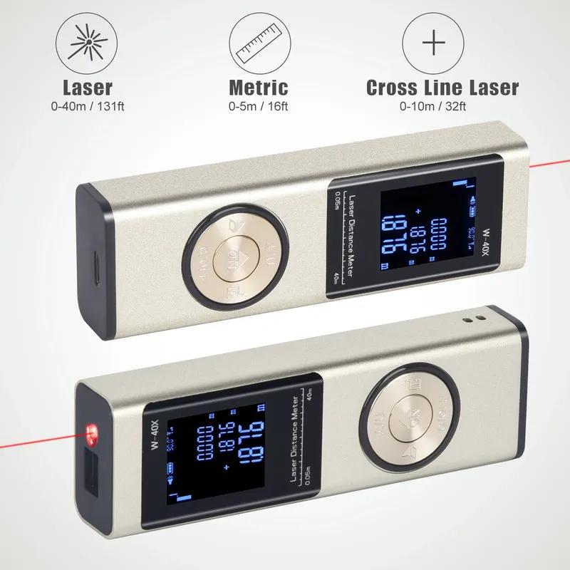Laser Level Distance Meter Rangefinder Laser Tape Measure Golf Distance Angle Measure Range Hunting Finder Digital Laser Tools