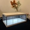 1:64 Гаражная витрина защитная освещенная коллекционная витрина автомобиль сцена игрушка для