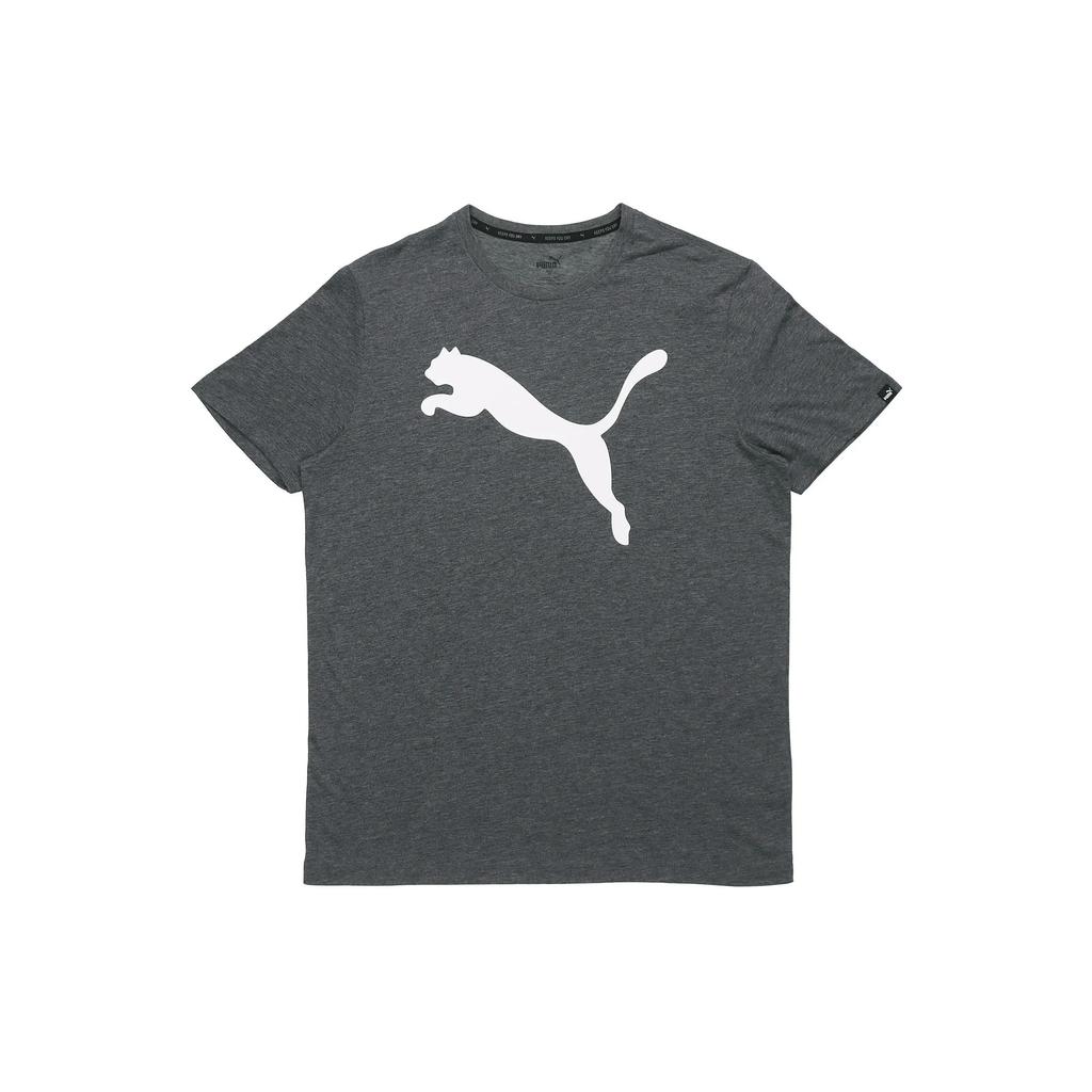 PUMA ESS BIG CATH T Shirts Men's Crew Neck Moderate Straight Fit (Unisex) T-Shirts 593040 01
