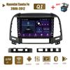 Car Radio Multimedia Player For Hyundai Santa Fe 2006-2012 With Button Knob Android 2 Din Stereo GPS Head Unit 1+16GB
