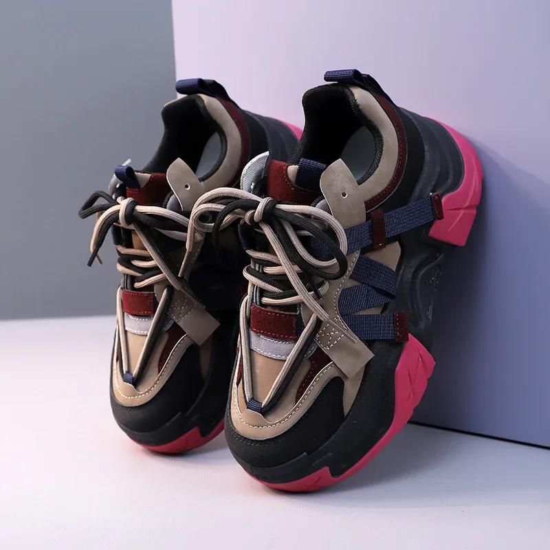 Sneakers for Women with Free Shipping 2024 Designer Platform Casual Sports Running Vulcanized White Shoes Female Chunky Sneaker