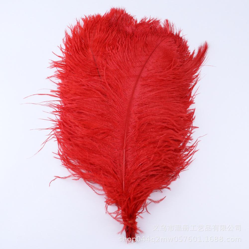 45-50 см Южноафриканское страусиное перо Современная перьевая лампа Свадебное сценическое украшение Высококачественное страусиное перо