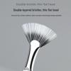 Cangzhou Angled Eyelash & Eyebrow Brush Set: Includes Fan-shaped Flat Head Brush, Small Comb, and Double-Layer Eyelash Brush.