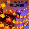 Xiaomi Autumn Maple Leaf Pumpkin Garlands String Lights Halloween Thanksgiving Harvest Party Decorations Battery Powered
