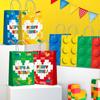 Подарочные пакеты для вечеринок Building Block, набор из 24 подарочных пакетов Building Block - Подарочные пакеты для вечеринок Building Block, Подарочные пакеты для вечеринок Building Block, Бумажный пакет