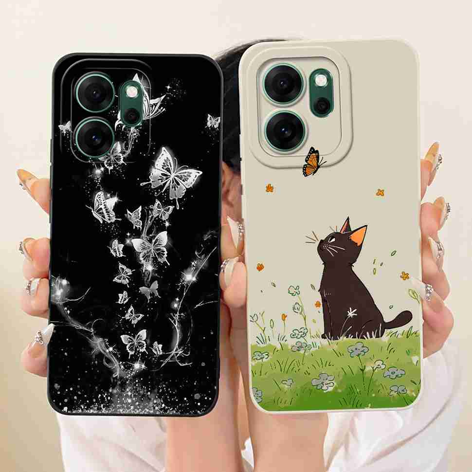 Чехол For OPPO Reno 14F 5G Чехол Кот Дракон Защита Камеры Задняя Крышка Для OPPO Reno14F Reno14 F CPH2743 5G Coque