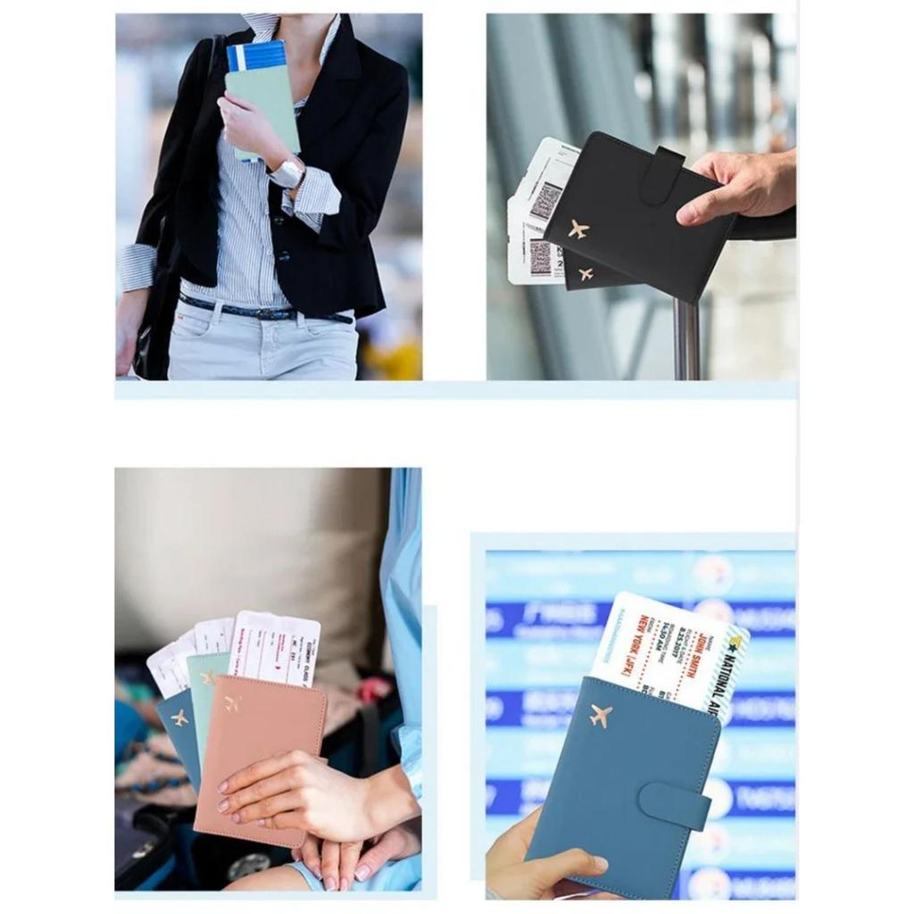 RFID Обложка для паспорта Чехол Обложка для паспорта Многофункциональный кошелек для паспорта ID Держатель кредитной карты Дорожный кошелек Дорожные аксессуары