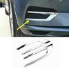 For Volvo XC60 2018-2021 Chrome Front Fog Lamp Light Decor Cover Trim 2PCS