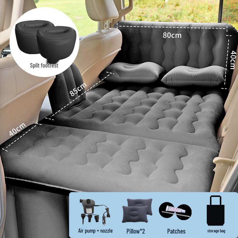 Car Inflatable Air Mattress with Headrest