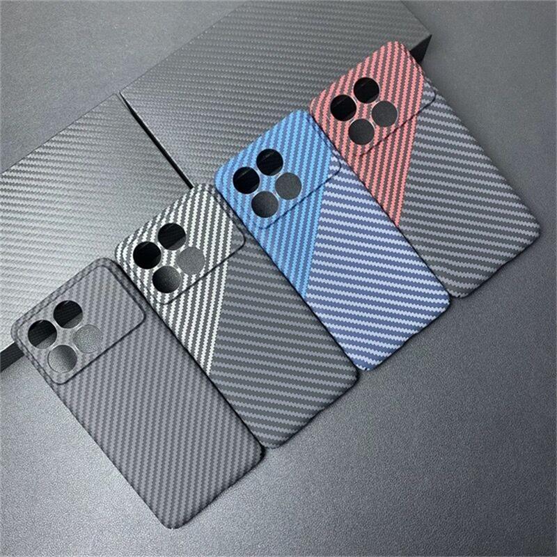 Чехол для Poco F6 Pro Чехол ПК Узор из текстуры углеродного волокна Матовый Жесткий чехол Для Xiaomi POCO F6Pro 5G Redmi K70 Тонкий Бампер