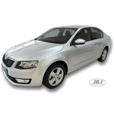 Дефлекторы воздуха - J&J AUTOMOTIVE - Skoda Octavia 3 - Тонированные - Усиленный акрил - Простая установка