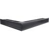 Vent Cover LUFT Corner Right 54,7x76,6x9 Graphite Slim