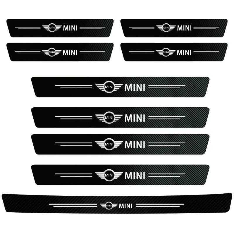 MINI Пороги Автомобиля Анти-Шаговая Кожаная Защитная Наклейка Для MINI Cooper R56 F56 R50 JCW WORKS Cabrio Aceman Countryman ksgbw33