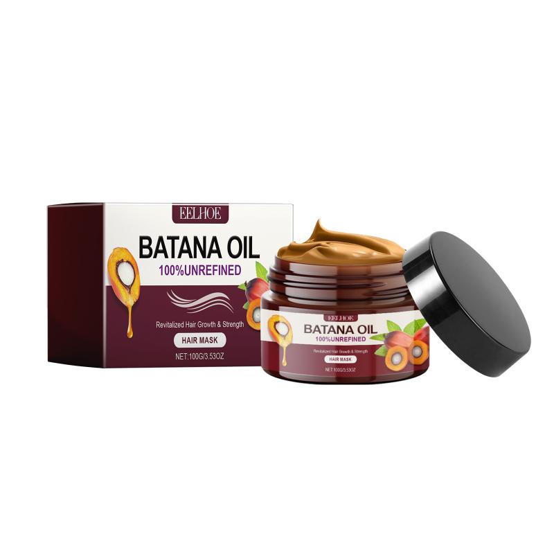 Batana Oil Hair  for Deep Repair Frizzy Hair Strong Plumping Nourishing Smoothing Home Hair Care