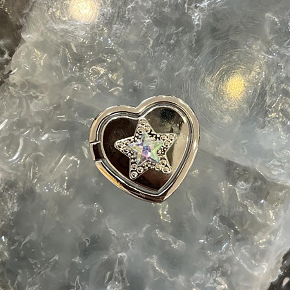 Luxury 3D Diamond Bowknot Bear Love Heaer Phone Lovely Star Griptok Grip Tok Stand For iPhone Holder Finger Ring Support Bracket