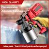 2600W Cordless Electric Spray Gun Household Small Rechargeable Paint Sprayer High Power Spray Painting Power Tool