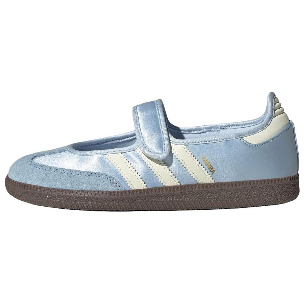 adidas  Samba Jane Crystal Sky Cream White Gum Women Sneakers Blue IH9206